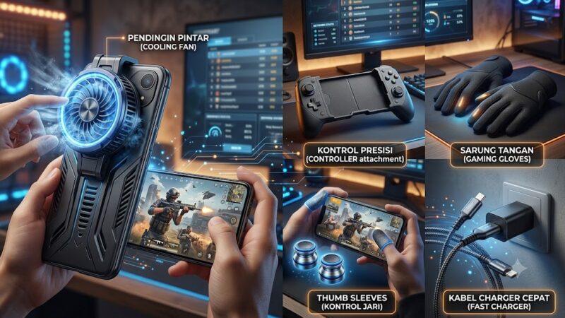 5 Aksesoris HP Gaming Wajib Punya Agar Jari Gak Kaku dan HP Gak Meledak